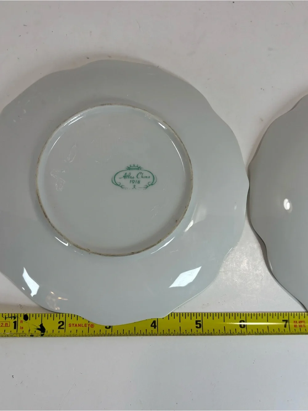 Antique 1913 Atlas China Grimwades Tea Set 4pc Art Nouveau Lady Tree Teacup HTF